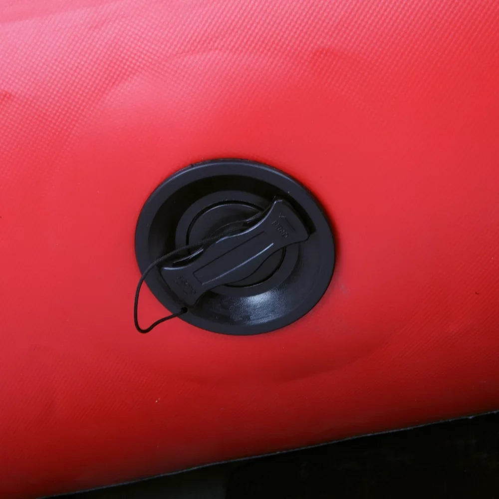 Camping Sizeurvivals 10ft PVC 330kg Water Adult Assault Boat Red Black