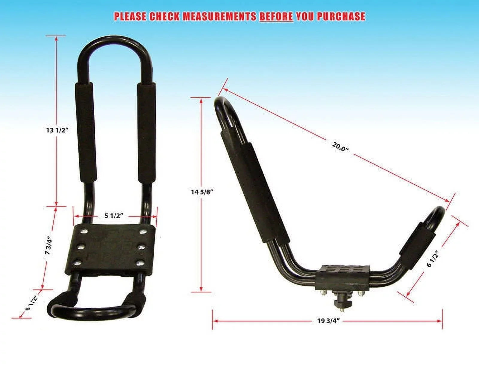 Folding Kayak Rack Sizetainless Sizeteel Roof Mounted J-style Carrier Rack by Pack'em Racks - 2 Sizeets