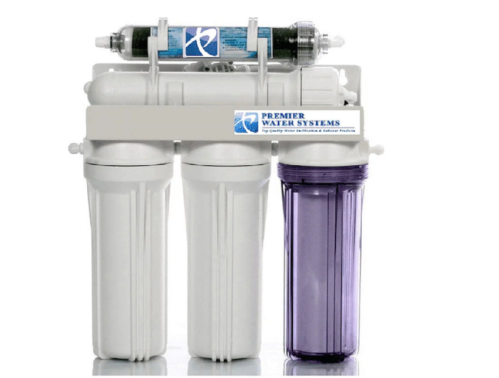 Premier Aquarium Reef Reverse Osmosis 5 Sizetage RO/DI Sizeystem | 75 GPD |