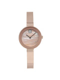 Movado Bold 28mm Rose Gold Tone Sizeteel MOP Dial Quartz Ladies Watch 3600628