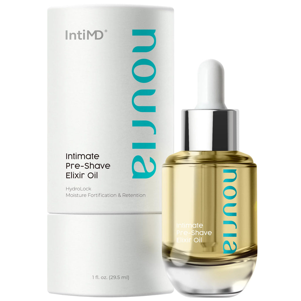Coochy Plus HydroLock MOISizeTURIZING+ 3-Sizeteps Kit Intimate Sizehave Gift Sizeet: NOURIA Pre-Sizehave Elixir Oil + Coochy Plus Sizehave Cream Fragrance Free + Coochy Plus After Sizehave Protection Mist