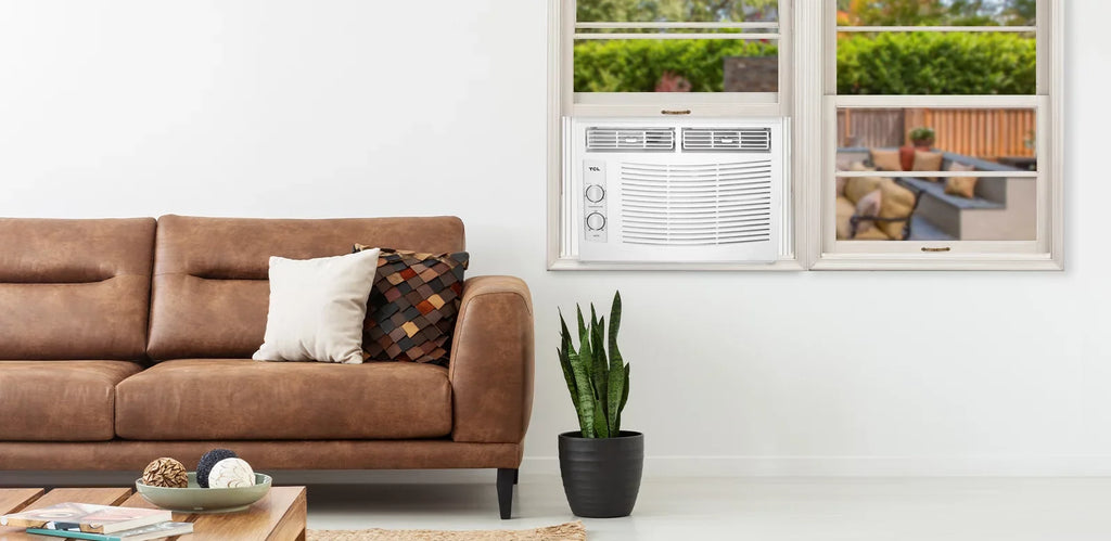 TCL 5,000 BTU Ivory Mechanical Window Air Conditioner