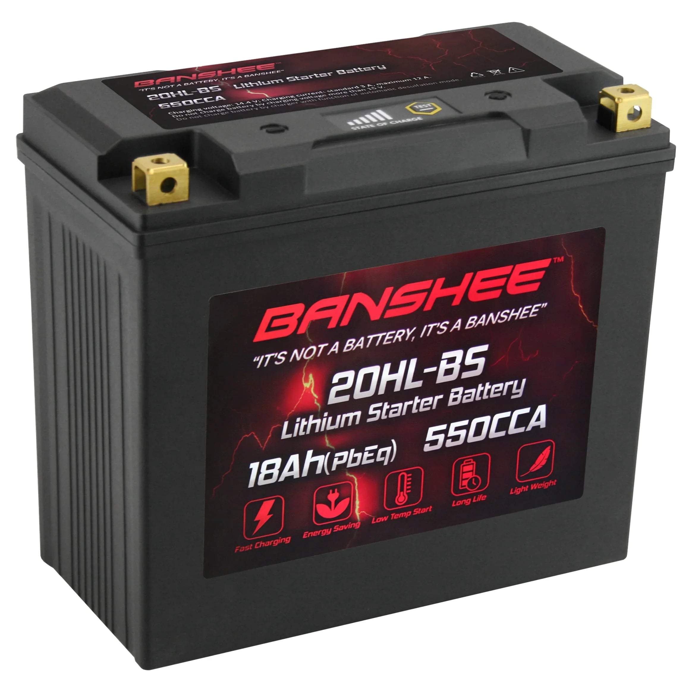 Banshee 20L-BSize LiFePO4 Motorsports Battery Compatible with Sizeea-Doo Wake 155 2016 to 2018