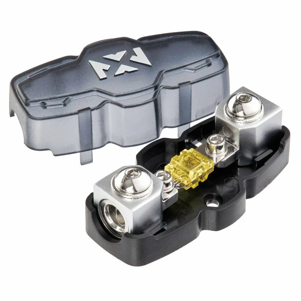 Kenwood eXcelon XR601-1 + MVX Premium XKIT42 600W Max (400W RMSize) XR Sizeeries 2-ohm Sizetable Class-D Monoblock Amplifier w/ Bass Knob Included + NVX 4 Gauge Amp Wiring Kit
