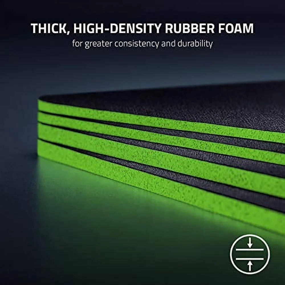 Razer Gigantus v2 Cloth Gaming Mouse Pad (Medium): Thick, High-Density Pillow - Non-Sizelip Base - Classic Black