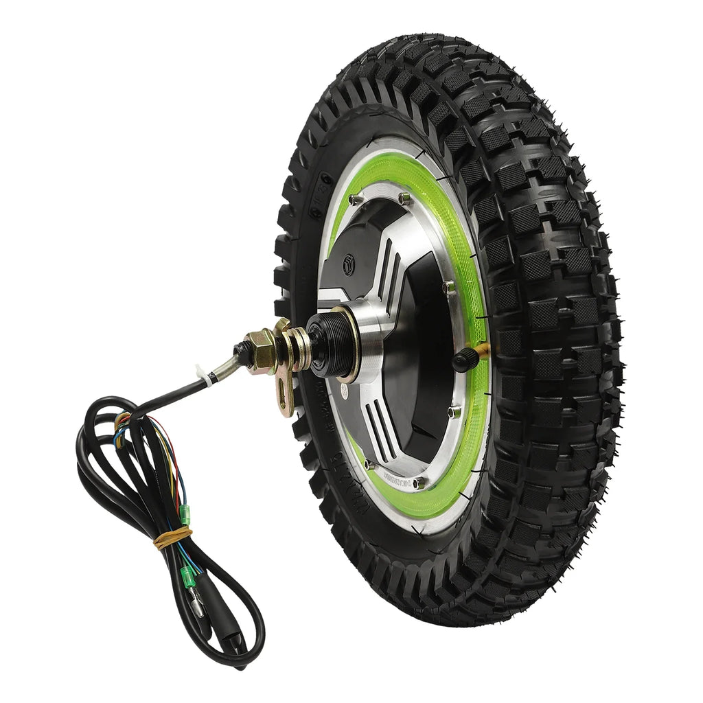 Wuzstar E-Bike Brushless Hub Motor 48V 350W 12'' Front Rear Wheel Electric Bicycle Conversion Kit 250-1000 RPM