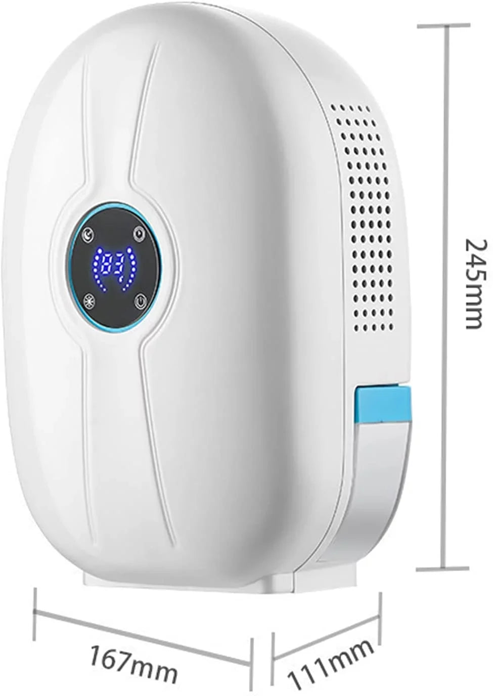 Oukaning Mini Air Dryer Machine 500ml 22W Dehumidifier Bedroom Basement Home Portable