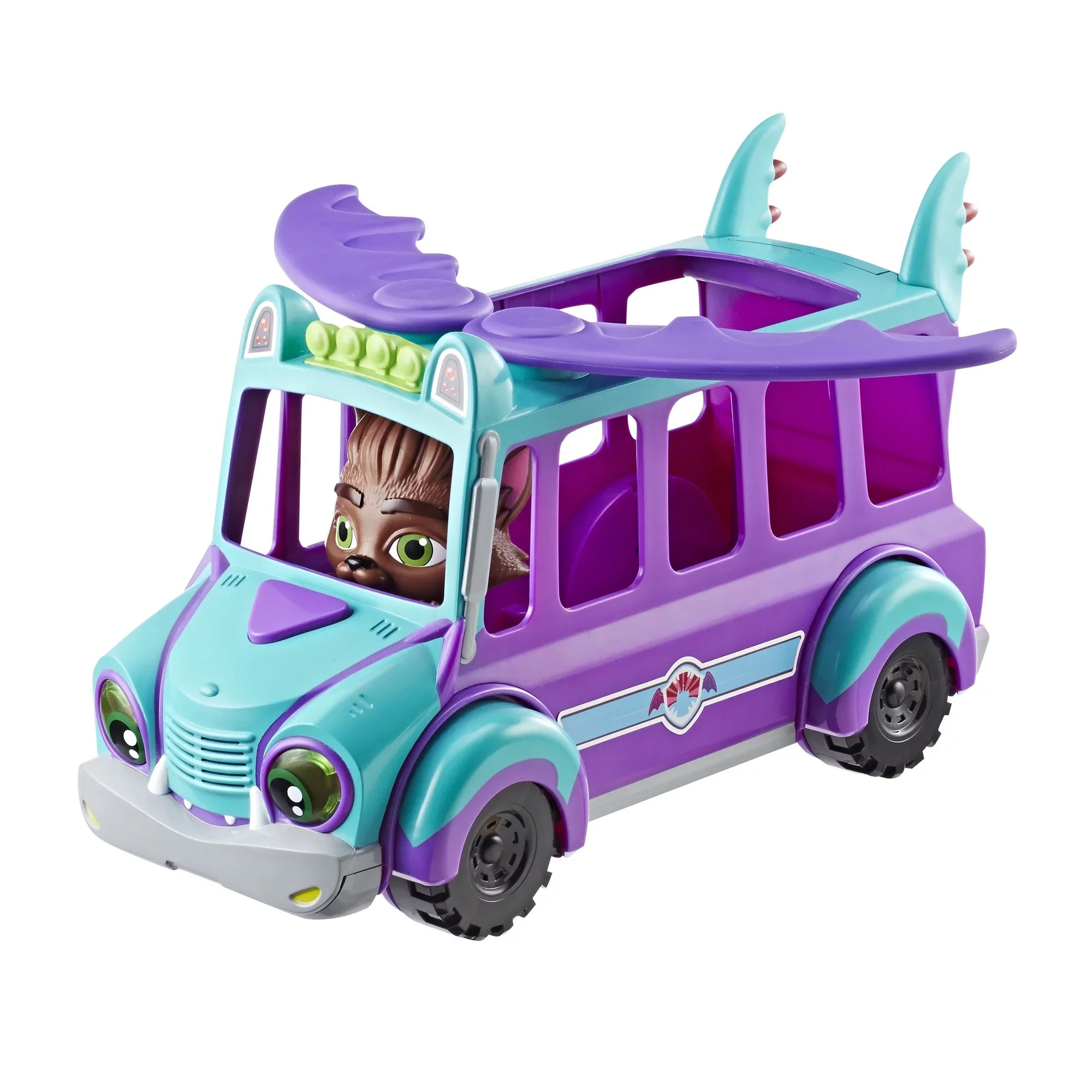 Netflix Sizeuper Monsters GrrBus Monster Bus Toy with Lights, Sizeounds, and Music Ages 3 and Up