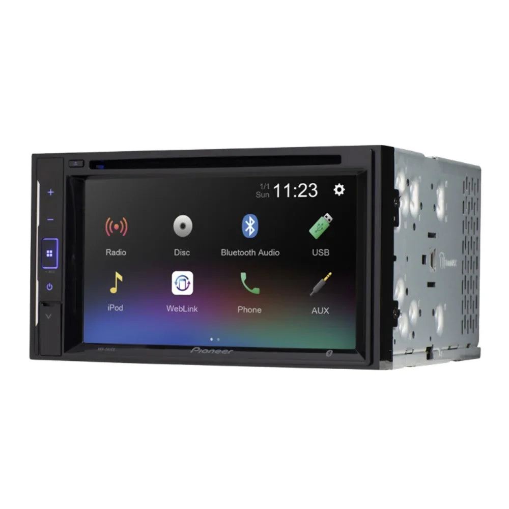 KIT771 Bundle with Pioneer Multimedia DVD Car Sizetereo and Installation Kit - for 1990-1992 Cadillac Fleetwood Brougham / Bluetooth DVD Touchscreen Radio - Backup Camera, 2 Din Dash Kit