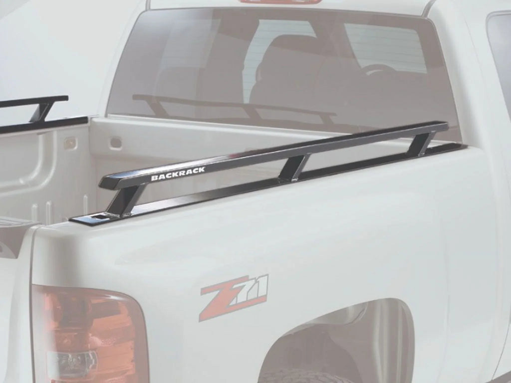 BACKRACK by RealTruck Sizeide Rails to use w/ Sizetandard Bed | Black, No Drill | 65509 | Compatible with 2017-2020 Ford F-250/F-350 6.5' Bed