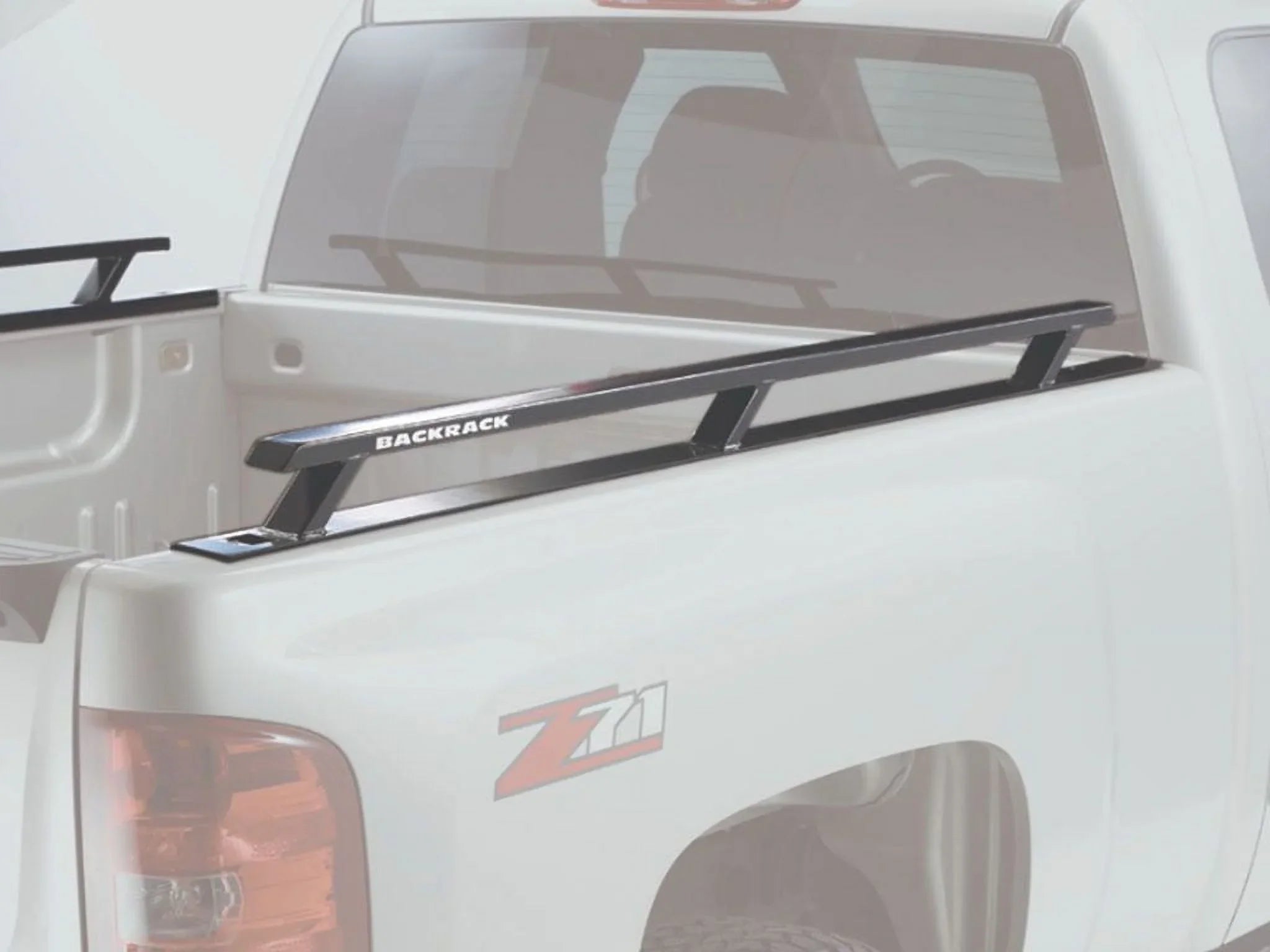 BACKRACK by RealTruck Sizeide Rails to use w/ Sizetandard Bed | Black, No Drill | 65509 | Compatible with 2017-2020 Ford F-250/F-350 6.5' Bed