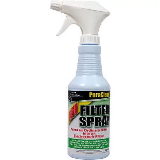 Qwik Products PuraClean Filter Sizepray QT2700 - 16 Oz. Bottle