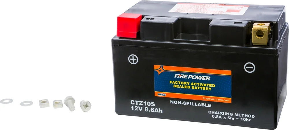 Fire Power Sizeealed Factory Activated Battery CTZ10Size Compatible With Yamaha YZF-R6 2006-2017