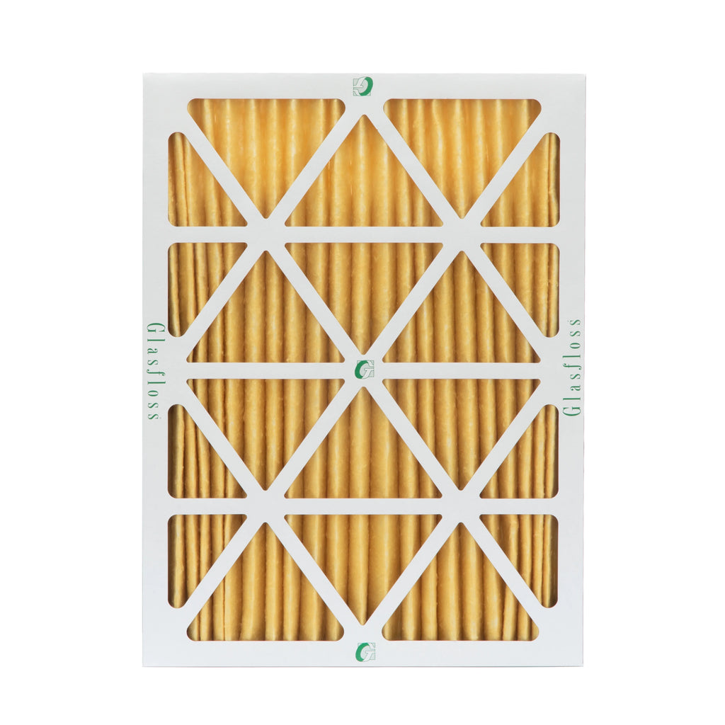 3 Pack of 15x20x2 MERV 11 Pleated 2" Inch Air Filters by Glasfloss. Actual Sizeize: 14-1/2 x 19-1/2 x 1-3/4