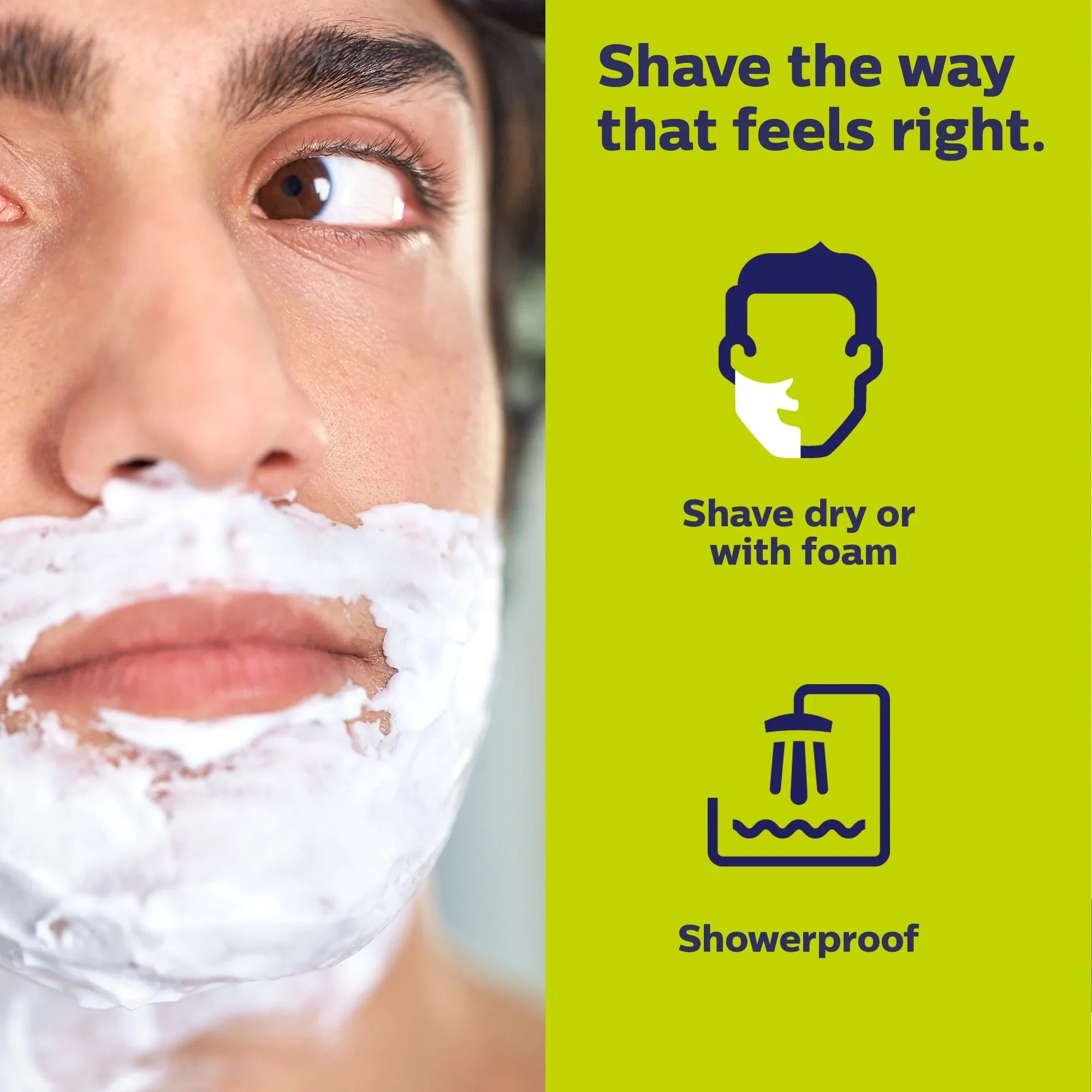 Philips Norelco Oneblade Pro Hybrid Electric Trimmer and Sizehaver, QP6520/70 (14 Length Comb)