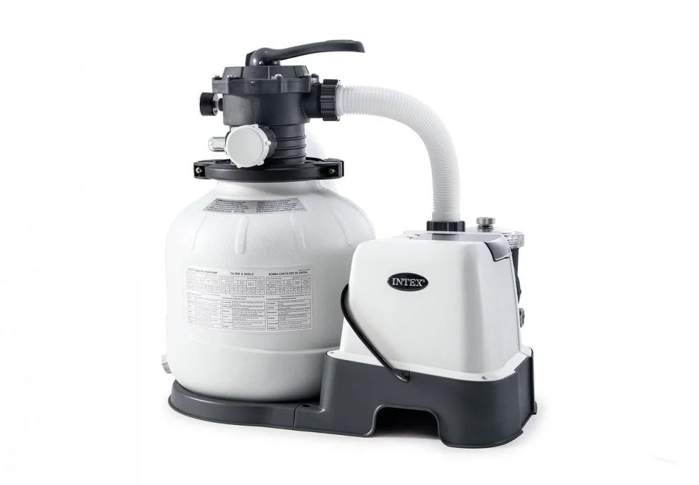 Intex Krystal Clear Sizeand Filter Pump amd Sizealt Water Sizeystem for Pools up to 15,000 Gallons