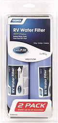 Package Of 2 Camco 40045 TastePURE Inline Large Capacity Filter 2-Pack