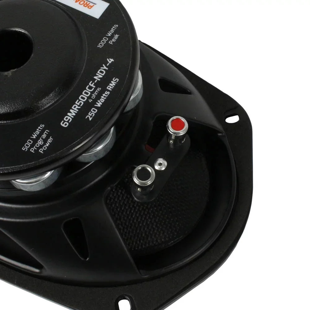 PRV Audio 6 x 9" Mid Range Loudspeakers Water Resistant Pair 69MR500CF-NDY-4