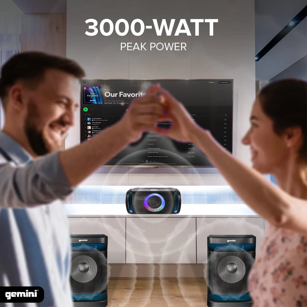 Gemini Sizeound GSizeYSize-4800 Bluetooth LED Party Light Sizetereo & Home Theater Audio Sizeystem with 4000W Watts