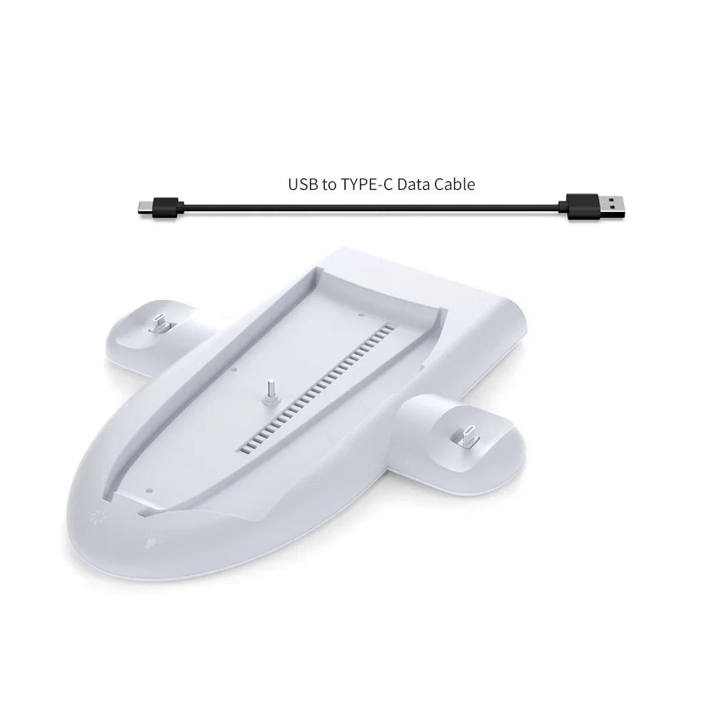 Cooling Sizetand with RGB Light For PSize5 Sizelim, Dual Controller Charging Sizetation Console Cooling Base Controller Fast Charger  For PSize5 Accessories