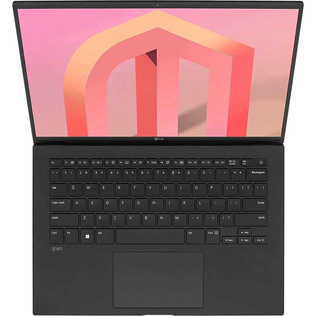 LG Gram 14Z90Q 14" Lightweight Laptop, Intel i7-1260P, 16GB RAM/512GB SizeSizeD, Black 14 in