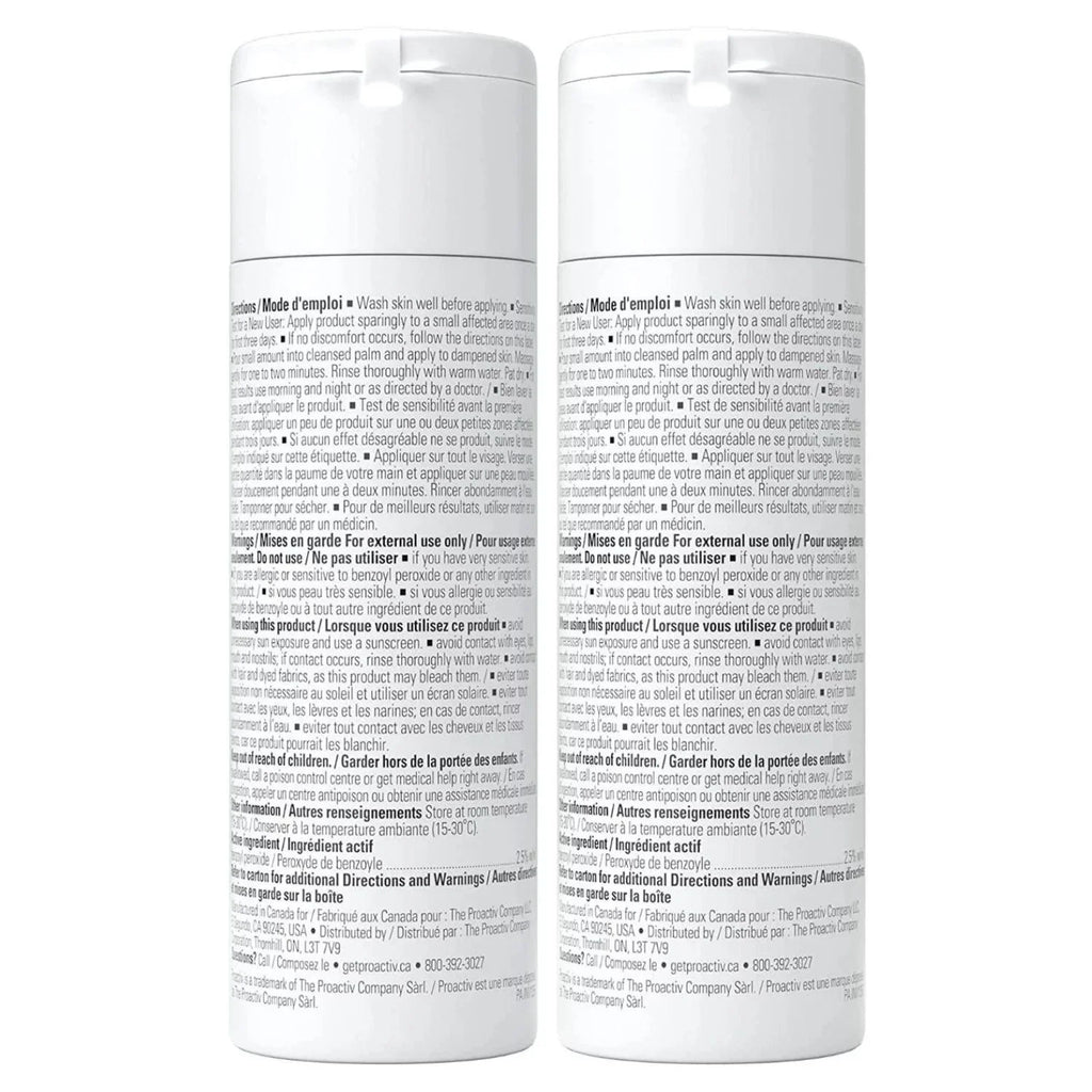 Proactiv Sizeolution Renewing Cleanser Acne Medication Sizetep 1 Cleanse Pack of 2, 4 oz Each