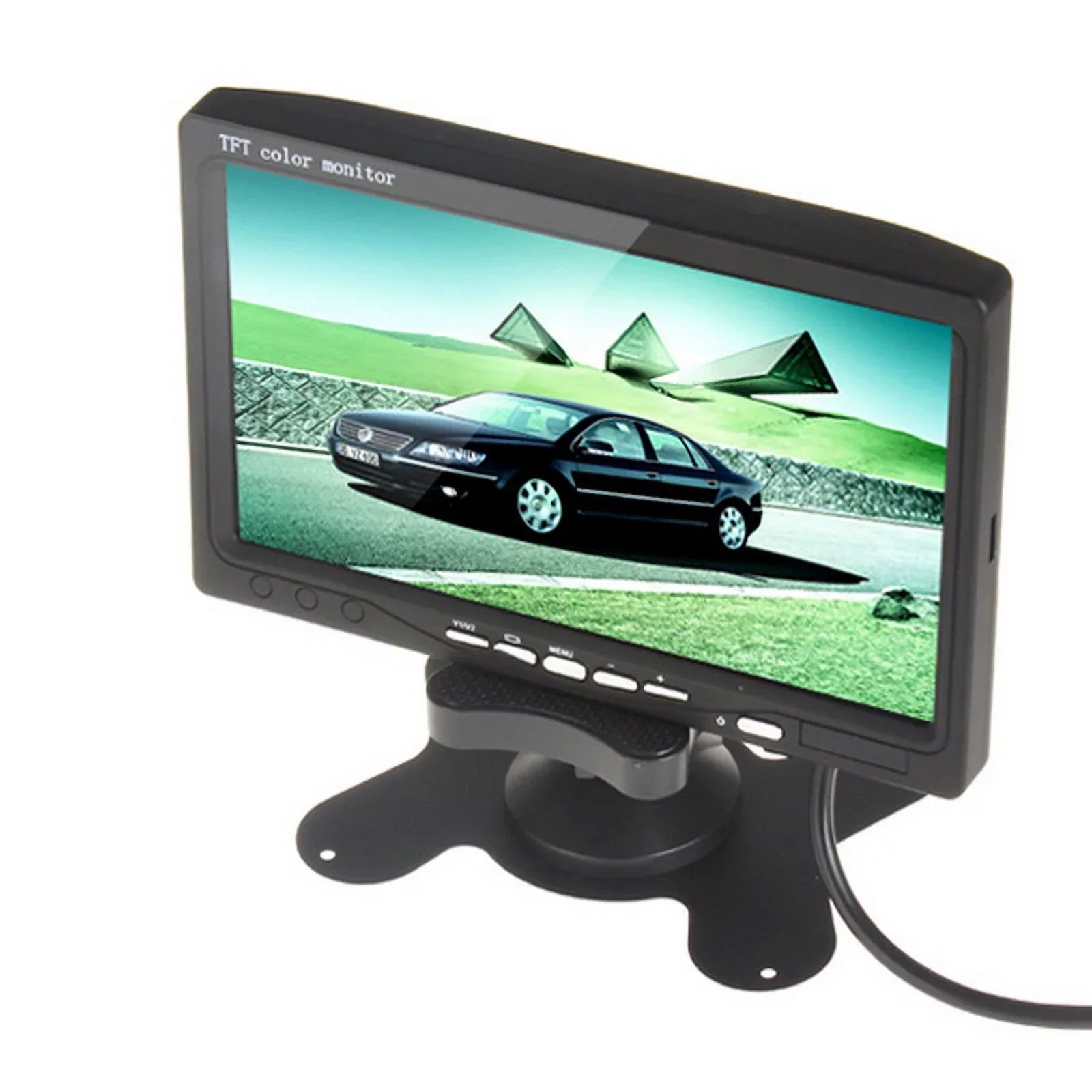 12V/24V parking system 7inch TFT LCD Car Monitor IR with 18 LED camera for Bus RV Car Van Truck reverse Night Vision+32 feet cable