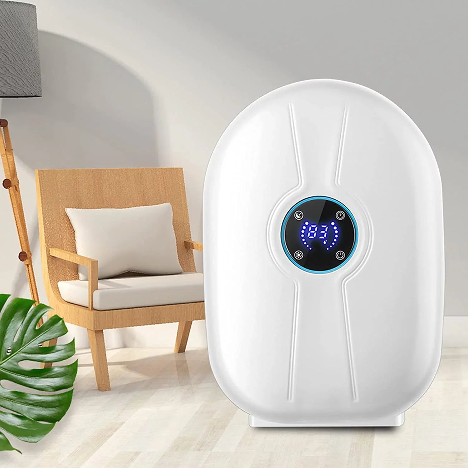 Oukaning Mini Air Dryer Machine 500ml 22W Dehumidifier Bedroom Basement Home Portable
