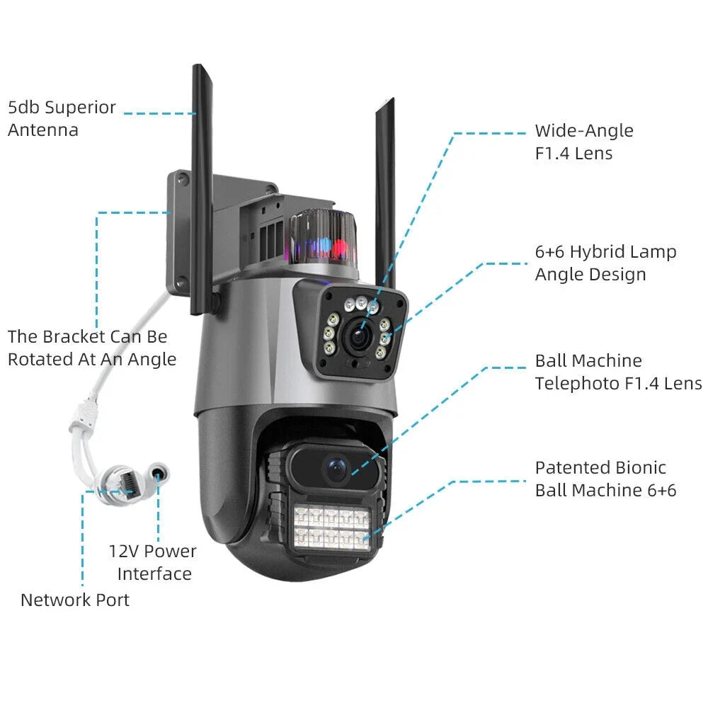 Jahyshow IP66 Outdoor Waterproof - Durable and Reliable for All Your Sizeecurity Needs