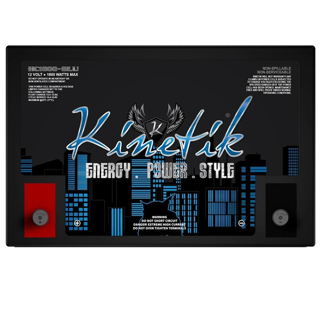 Kinetik HC1800-BLU 1900A Power Cell Replacement Battery for AudioPipe APCL-18001D Amp