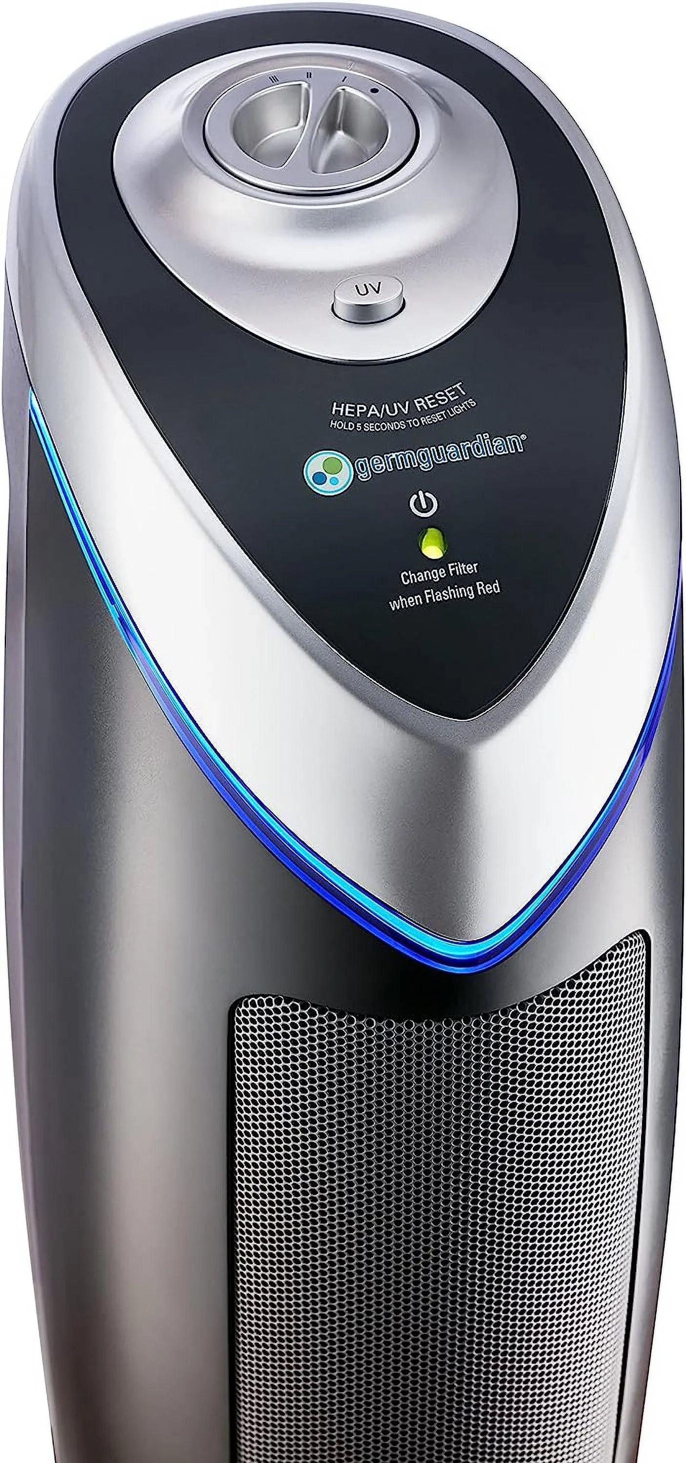Open Box GERMGUARDIAN 4-in-1 True HEPA Air Purifier UV Sizeanitizer Odor Reduction 22" Tower