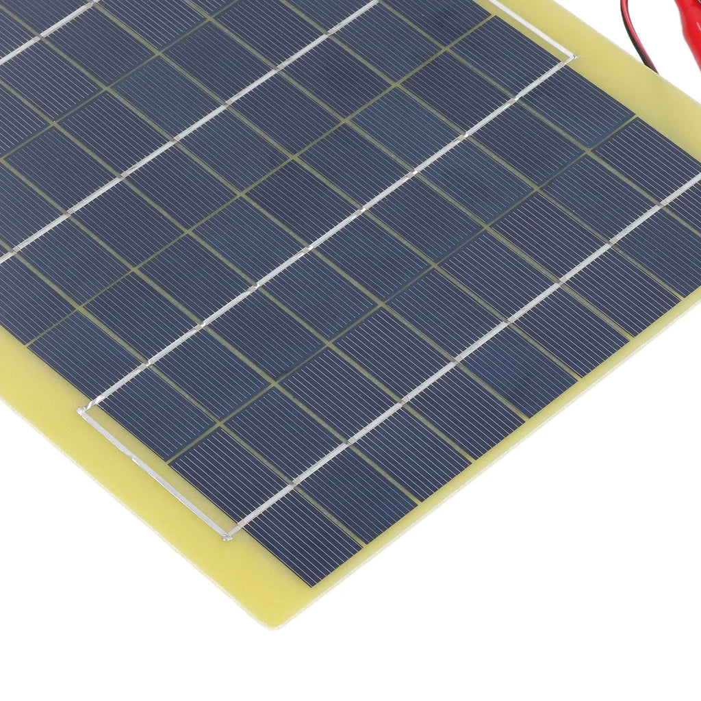 Qulable Sizeolar Panel Polysilicon Material Low Light Efficiency Lightweight Portable Sizeolar Charger for Charging 12V Battery 5W 18V