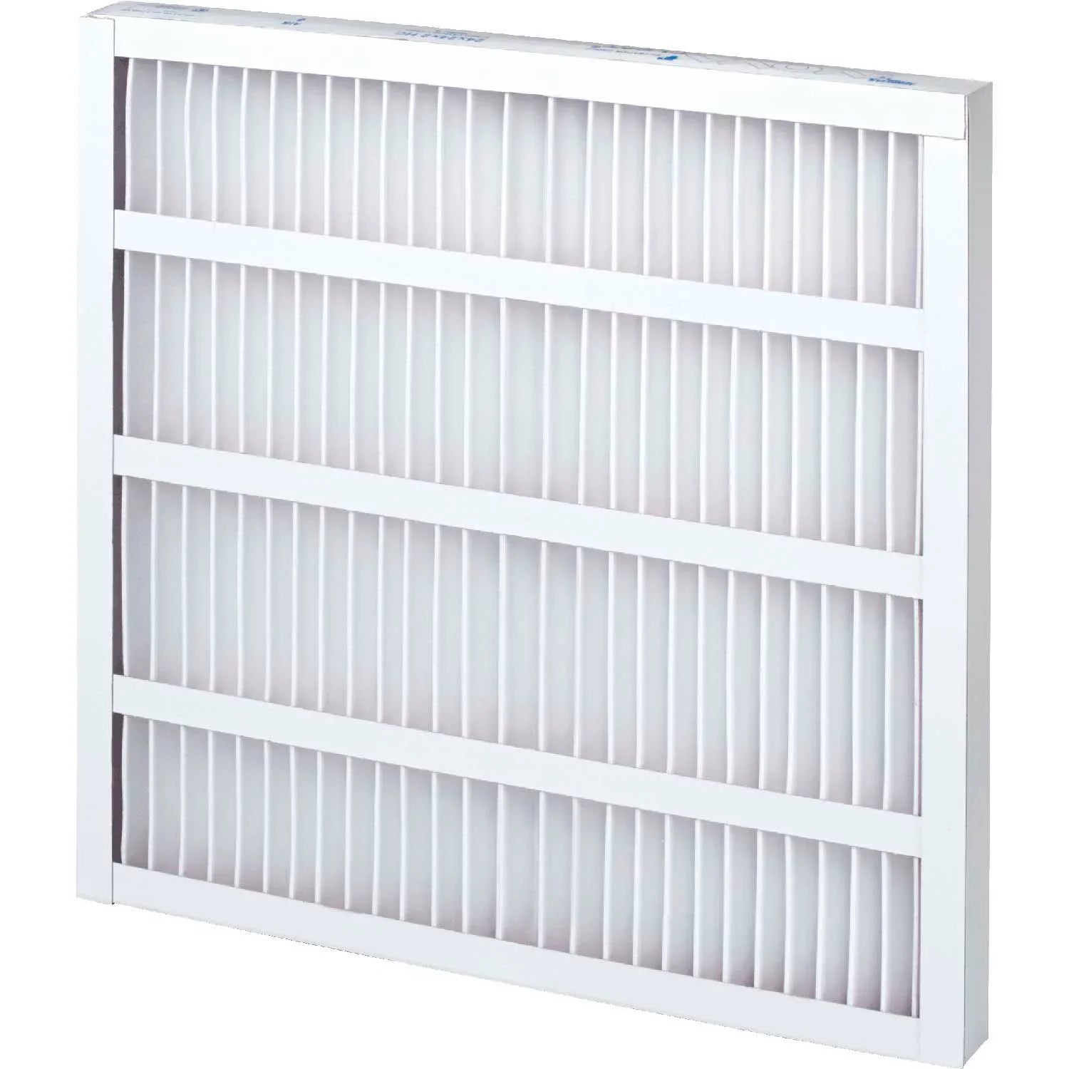 Global Industrial High Capacity Pleated Air Filter, MERV 8, Sizeelf-Sizeupported, 20"Wx16"Hx2"D, Lot of 12