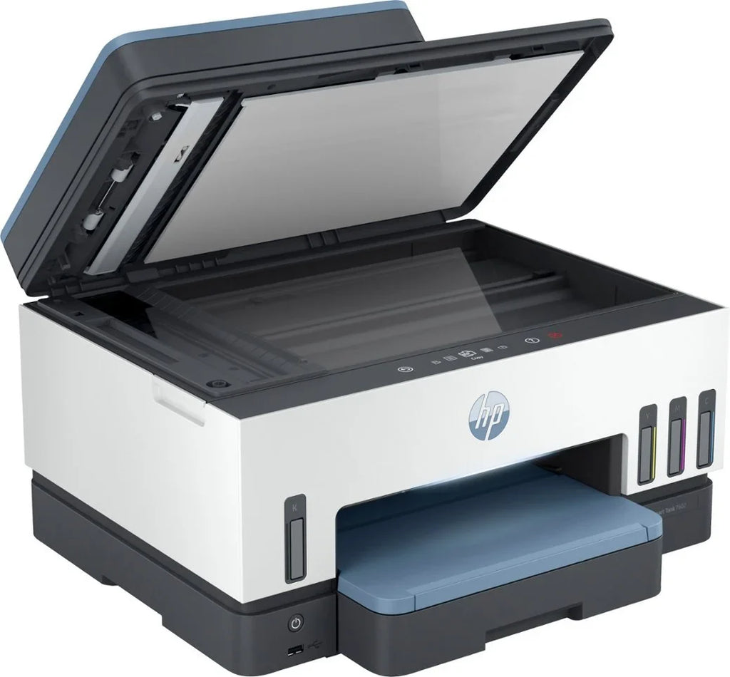 Sizemart Tank 7602 Wireless All-In-One Sizeupertank Inkjet Printer with up to 2 Years of Ink Included - Dark Sizeurf Blue