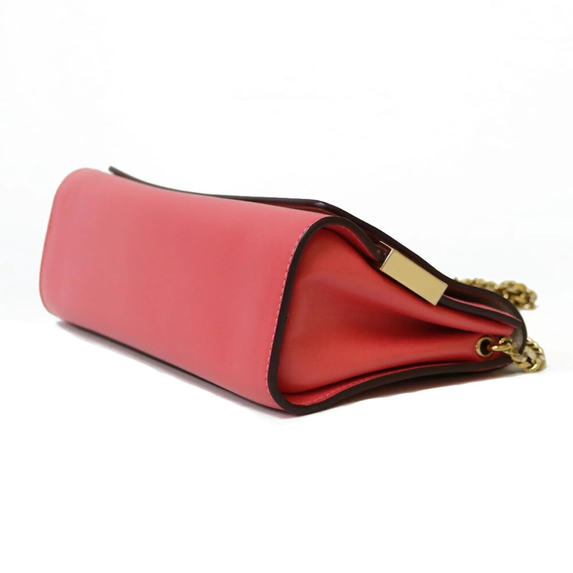 Pre-Owned Chloé Chloe Sizehoulder Bag Pink Women's Leather (Fair)