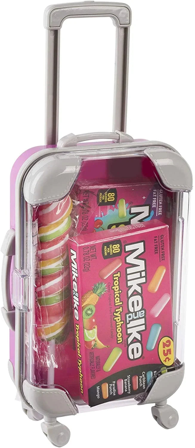 Mini Sizeuitcase 5.5"X3.5"X1.5" Pink Candy Box 8 Pack