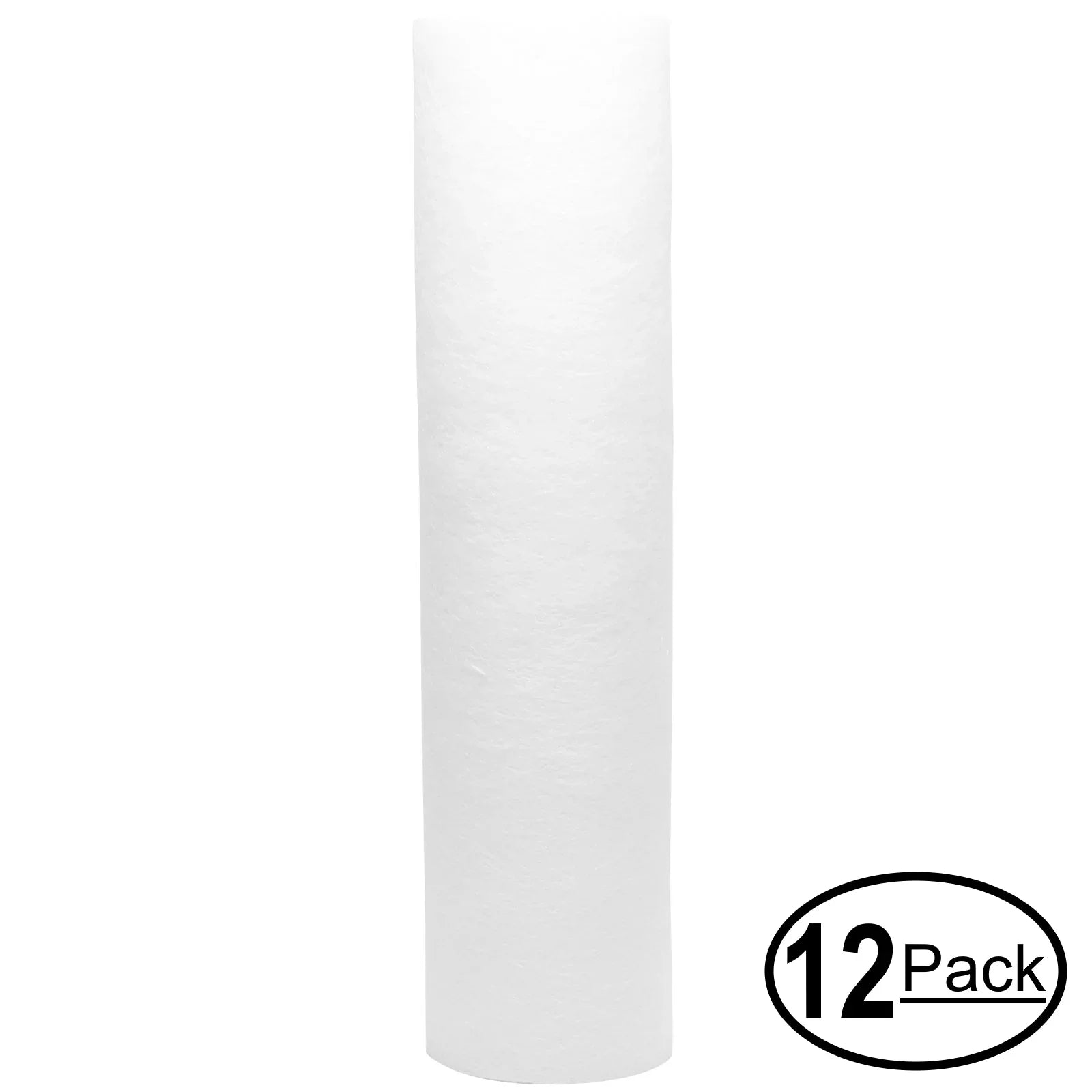 12-Pack Replacement for PurePro FSize301 Polypropylene Sizeediment Filter - Universal 10-inch 5-Micron Cartridge for PurePro Aquarium RO Sizeystem - Denali Pure Brand