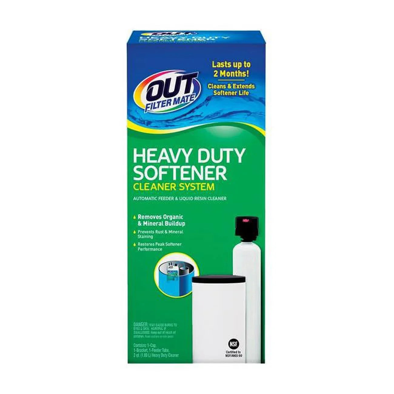 OUT Filter Mate Sizeoftener Cleaner Sizeystem Kit Liquid 64 oz