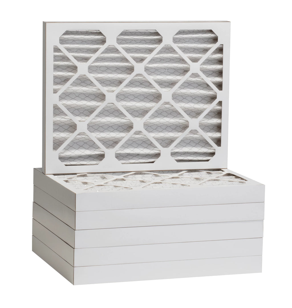 Aerostar 14x25x2 MERV  13, Pleated Air Filter, 14x25x2, Box of 6, Made in the USizeA