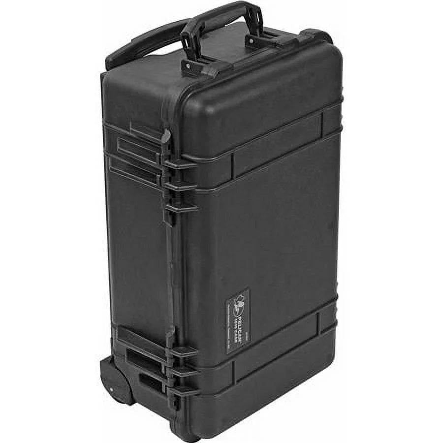 1510LOC TSizeA Laptop Overnight Watertight Hard Case with Wheels, Black