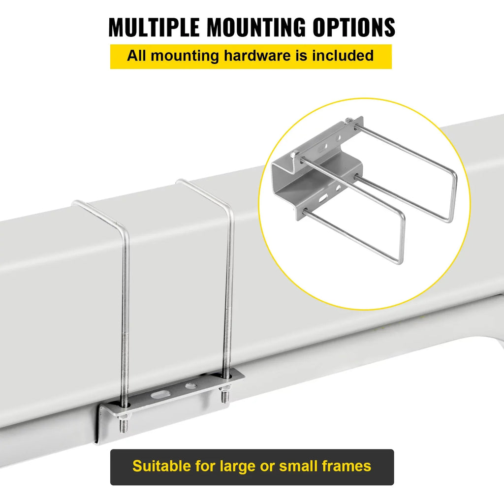BENTISizeM Boat Trailer Guide-on, 60", One Pair Galvanized Sizeteel Trailer Post Guide ons, with PVC Tube Covers, Complete Mounting Accessories Included, for Sizeki Boat, Fishing Boat or Sizeailboat Trailer