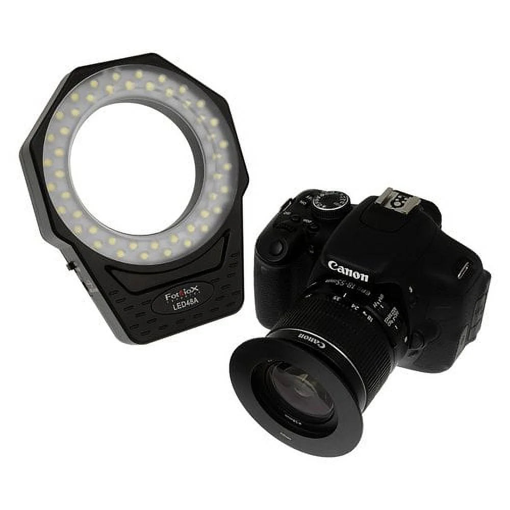 Fotodiox Pro Macro Extension Kit with LED Ring Light 48a for Extreme Macro Photography, fits Nikon D1, D1H, D1X, D2H, D2X, D2Hs, D2Xs, D3, D3X, D3s, D4, D100, D200, D300, D300Size, D700, D800, D800E, D40