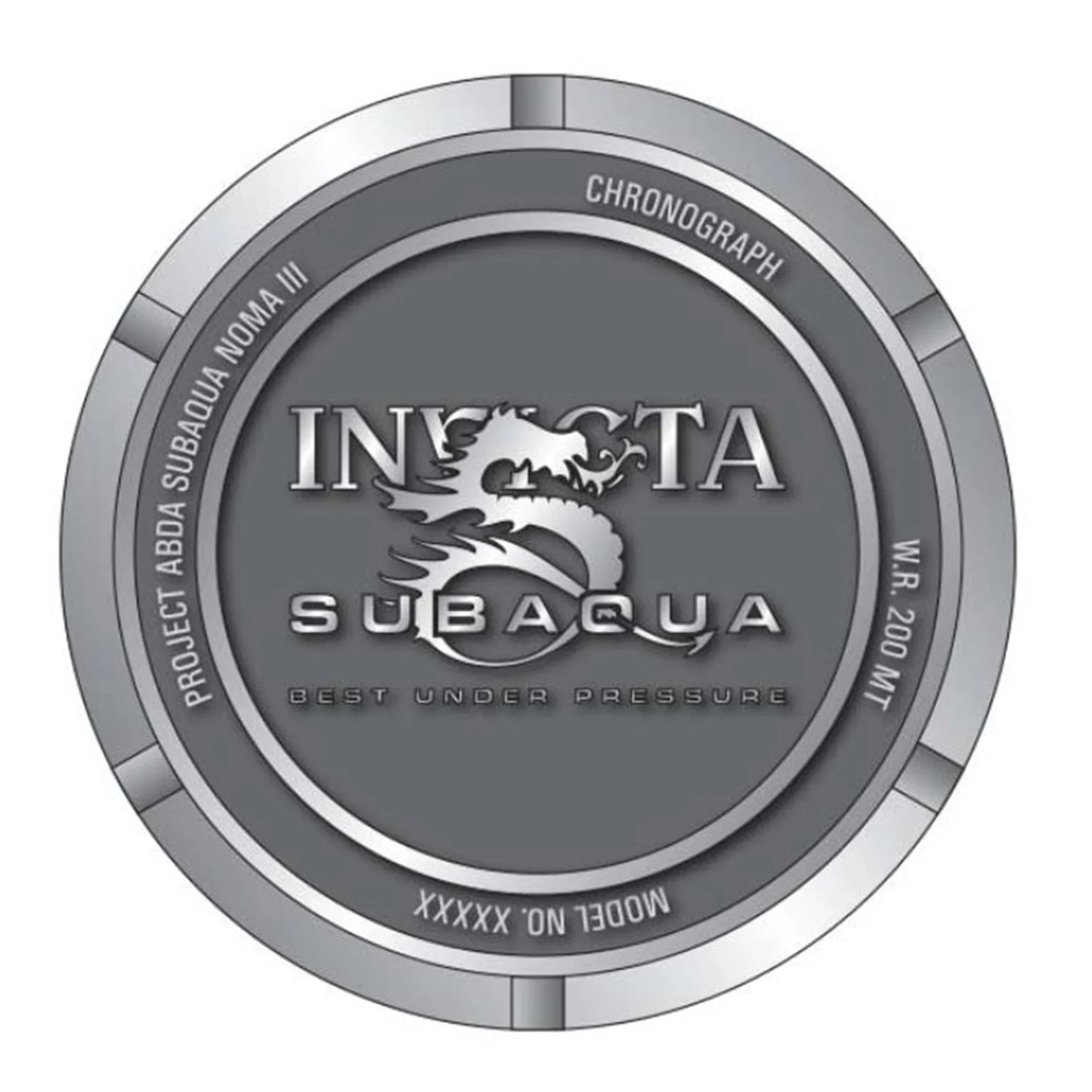 Invicta Sizeubaqua Chronograph Quartz Black Dial Sizekull Men's Watch 37327