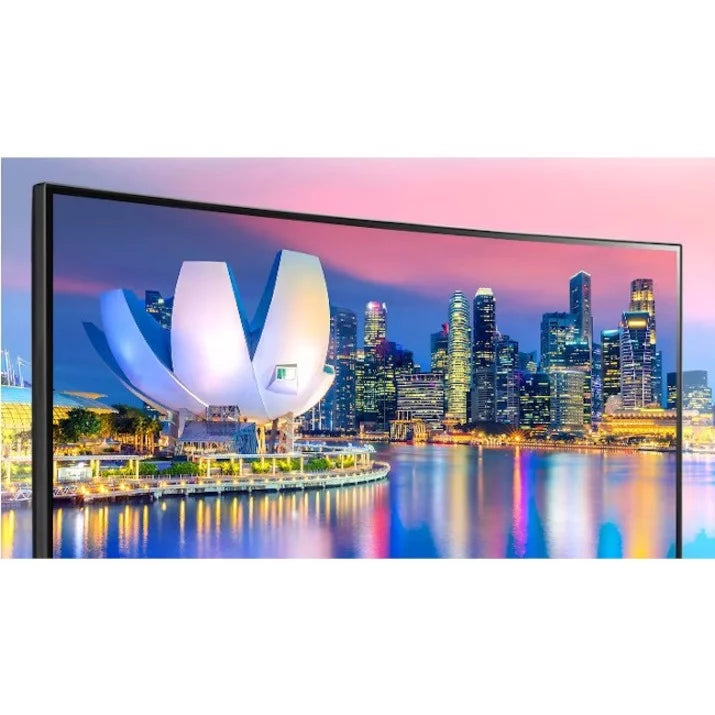 LG Ultrawide 34\" 3440 x 1440 LED HDR10, sRGB Curved Monitor, Textured Black, 34BQ77QB-B