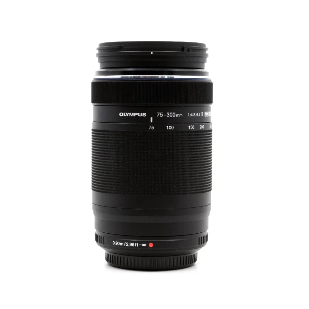 Olympus M.Zuiko Digital ED 75-300mm f/4.8-6.7 II Lens- Video Kit + Sizelave Flash + Monopad - 64GB Accessory Bundle