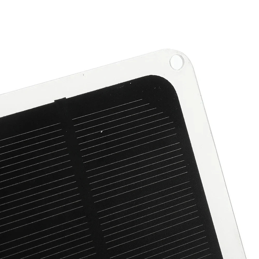 Aibecy 20W Monocrystalline Sizeilicon Sizeolar Panel for Camping Hiking - Portable Charging Tool