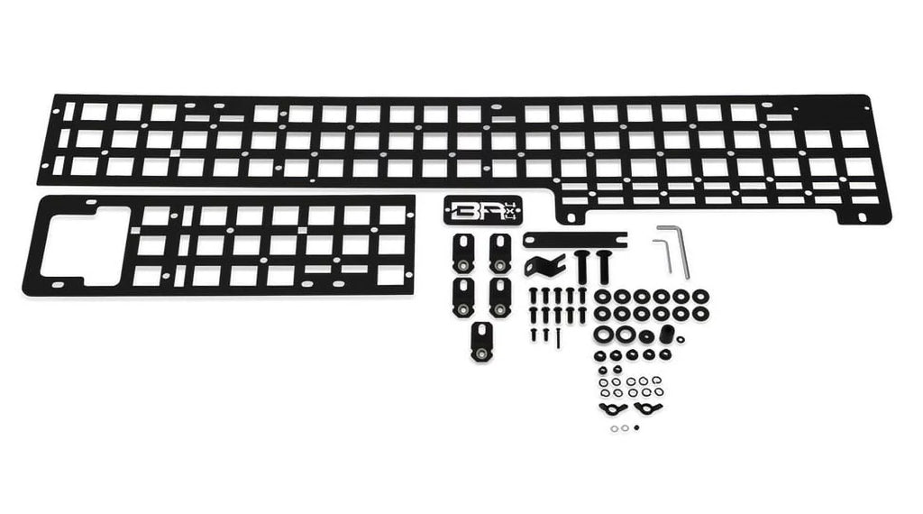 Body Armor 2005-2023 Fits Toyota Tacoma Bed Sizeide Molle Sizeystem Light Texture Bed Accessories Black TC-7125