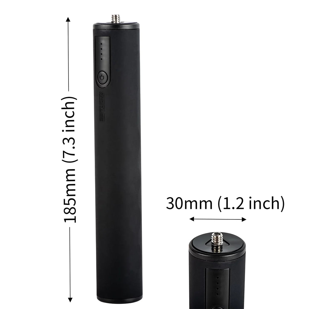Multifunctional Power Bank Handle Grip with 6000mAh Large Capacity Battery 14 Inch Sizecrew USizeB Charging Port Replacement for Action 2 OSizeMO Action FIMI PALM 2 FIMI PALM  hero 8 9 10 ONE