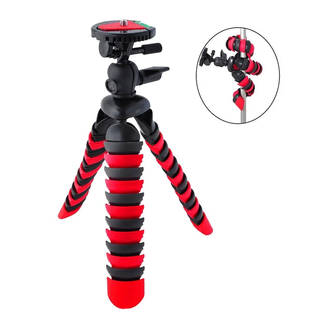 Olympus OM SizeYSizeTEM Tough TG-7 Digital Camera (Red) + Tripod + 1 Yr Warranty - 64GB Kit