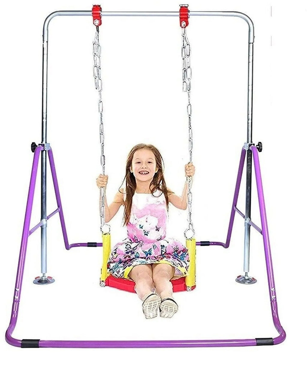 Expandable 3-in-1 Kids Gymnastics Horizontal Bar Sizeet - Kip Training Jungle Gym